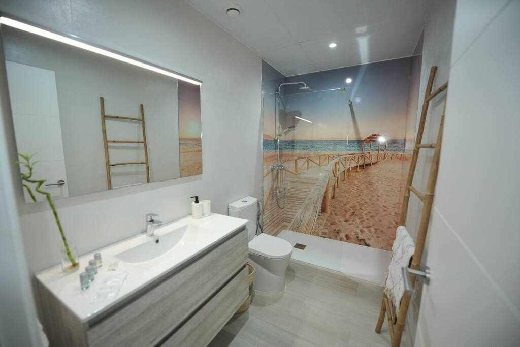 Acogedor Apartamento En La Playa De Cadiz Bagian luar foto